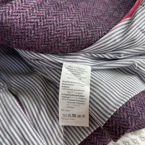 J.Crew Parke Blazer - Purple Herringbone - Picture 7 of 7